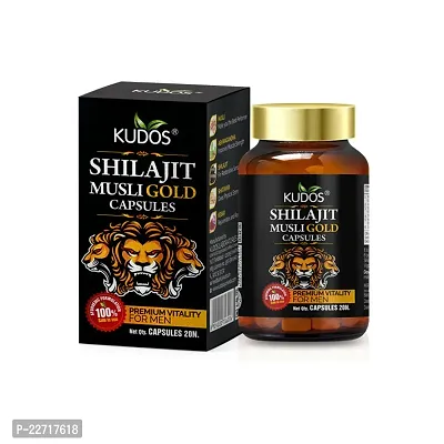 KUDOS SHILAJIT MUSLI GOLD CAPSULES 20 CAPSULES