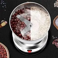 Mini Spice Coffee Grinder Electric Stainless Steel 10s Fast Grinding Multifunction Smash Machine Dry Grain Mill Grinder for Spices Powder Seeds Rice Beans Seasonings for Home and Office-thumb2