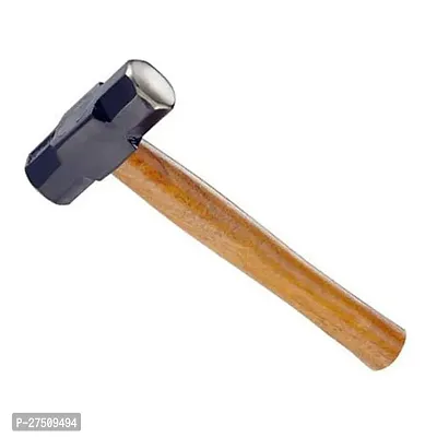 Sledge Hammer With Wooden Handle 1 Lbs 1000 Gms-thumb0