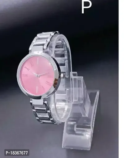 Stylish Multicoloured Synthetic Leather Analog Watches For Women