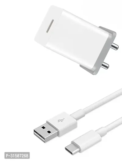 Classic White Smart Mobile Charger With Cable-thumb3