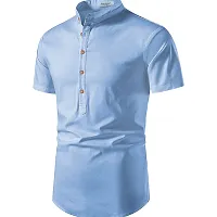 EDINWOLF Men's Regular Fit Cotton Short Kurta | Button Closure | HF00_P-thumb2