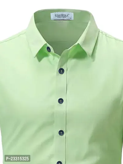 Classic Cotton Solid Casual Shirts for Men-thumb5