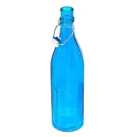 Machak Colhexa Glass Bottles With Cork 1litre, Kitchen Decoration (Blue, Set of 3)-thumb3