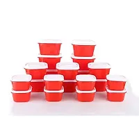 Slings Plastic Containers For Storage Airtight Container Set, 20 Pcs (Red)-thumb3