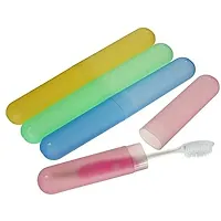 One Stop Bazaar Bathroom Tooth Brush Holder Tube Cap Cover Protect Case Box Toothbrush (4)-thumb1