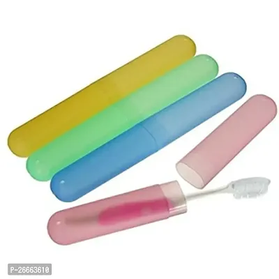 One Stop Bazaar Bathroom Tooth Brush Holder Tube Cap Cover Protect Case Box Toothbrush (4)-thumb2