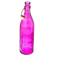 Machak Colhexa Glass Bottles With Cork 1litre, Kitchen Decoration (Purple, 1)-thumb3