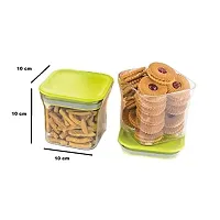 Machak Unbreakable Air Tight Food Storage Jar Kitchen Container Set, 600 ml (Purple, 8 Pc)-thumb1