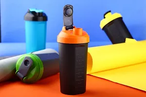 MACHAK Compact Gym Shaker Bottle With Blender Ball For Protein Shake, Bpa Free Material, Plastic, Assorted, 700ml - 1 Pc-thumb3