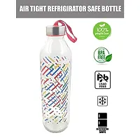 MACHAK Sticks Glass Water Bottle For Fridge With Steel Screw Cap, 800ml-thumb1