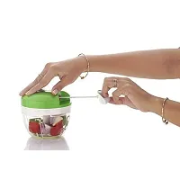 Machak Mini Handy Smart Vegetable Chopper, Green-thumb2