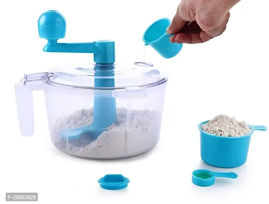 Machak Plastic Dough/Atta Maker Must For Every Kitchen, Blue-thumb3