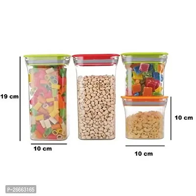 MACHAK Unbreakable Air Tight Food Storage Jar Kitchen Container Set-thumb2