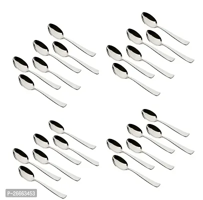 Slings Stainless Steel Tablespoon Set Steel Spoon Set, 6-Inch, (24)-thumb0