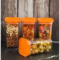 Machak Square Air Tight Food Storage Jar Kitchen Container Set - 16 Pcs | 1100ml x 8, 600ml x 8-thumb2