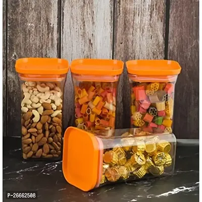 Machak Square Air Tight Food Storage Jar Kitchen Container Set - 16 Pcs | 1100ml x 8, 600ml x 8-thumb3