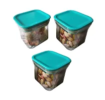 MACHAK Unbreakable Air Tight Food Storage Jar Kitchen Container Set | 600ml | Sky Blue | 4 Pc-thumb2