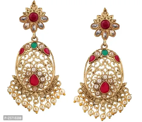 Piah Fashion stylish gold plated dangle earring for women  girl