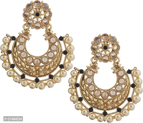 Brass Chandbalis Earrings For Women