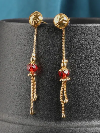 Brass Drop Earrings For Women