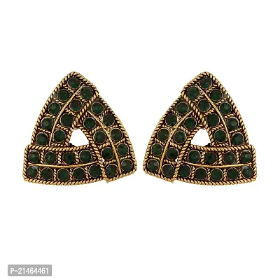 Brass Studs Earrings For Women-thumb0