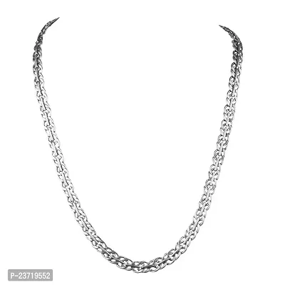 Piah Fashion elegant silver round chain for men  boy's