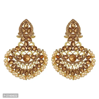 Brass Chandbalis Earrings For Women