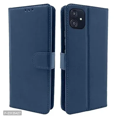 Samsung Galaxy M04, A04e, F04 blue Flip Cover-thumb0