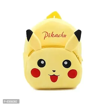 Pikachu Soft School Bag for Kids-thumb0