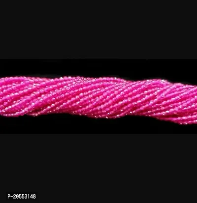 OSHO POINT Synthetic Ruby Gemstone Beads, Natural Gemstone Beads 3mm Faceted Round Beads Full Strand 13 Small Beads for Jewelry Making Loose Crystal Beads-thumb4