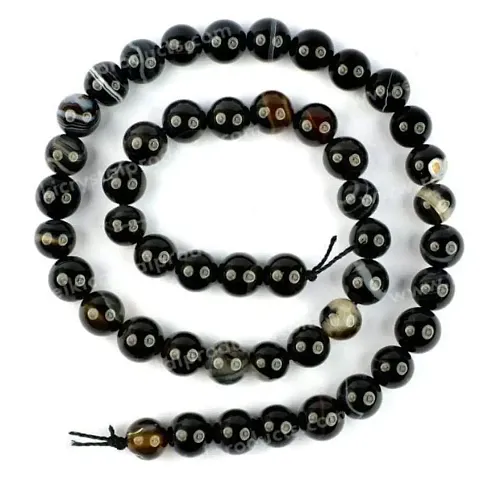 OSHO POINT 6mm 13"" Natural Sulemani Hakik Smooth 6MM Round Beads, Plain Ball Beads for Jewelry, Bracelet, Crafts, DIY, Genuine Healing Crystal Shop