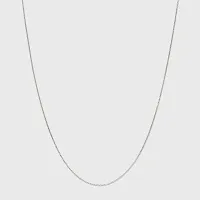 OSHO POINT 925 hallmark Sterling Silver Box Chain Necklace 1mm for women and Girls - 18inch with nice gift bag-thumb1