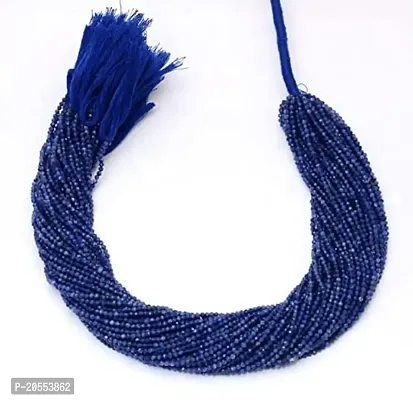 OSHO POINT Small Faceted Lapis Lazuli Beads, Small Gemstone Beads, 3mm 1 Strand (13 Inch Approx)
