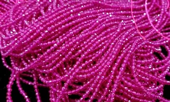 OSHO POINT Synthetic Ruby Gemstone Beads, Natural Gemstone Beads 3mm Faceted Round Beads Full Strand 13 Small Beads for Jewelry Making Loose Crystal Beads-thumb4