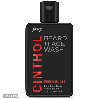 Cinthol 2-In-1 Beard Wash + Face Wash Fresh Burst, 100ml