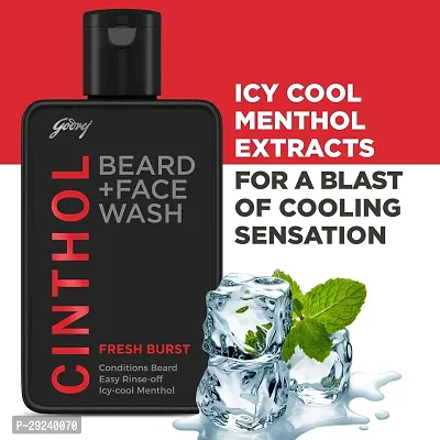 Cinthol 2-In-1 Beard Wash + Face Wash Fresh Burst, 100ml-thumb5