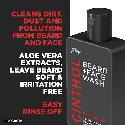 Cinthol 2-In-1 Beard Wash + Face Wash Fresh Burst, 100ml-thumb4