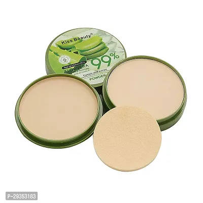 Aloe Vera extract 99% contained compact face powder-thumb0