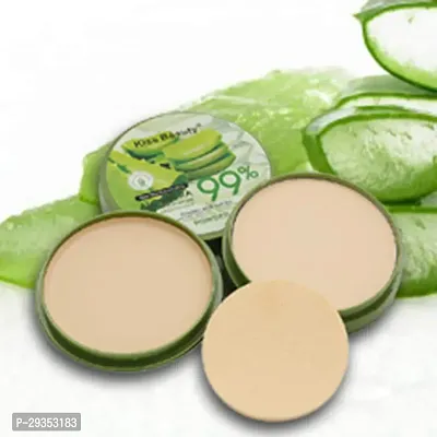 Aloe Vera extract 99% contained compact face powder-thumb2