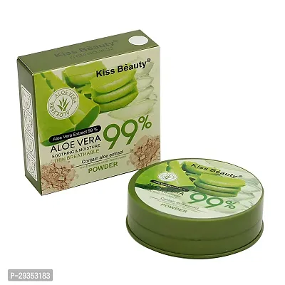 Aloe Vera extract 99% contained compact face powder-thumb3