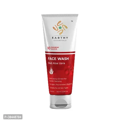 Earthy Essentials Red Aloe Vera Face wash, 100 ml-thumb0