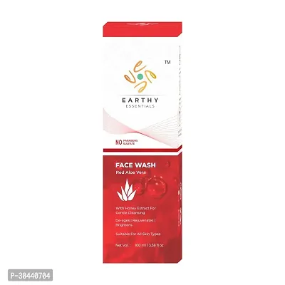 Earthy Essentials Red Aloe Vera Face wash, 100 ml-thumb3