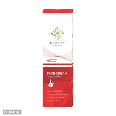 Earthy Essentials Red Aloe Vera Face Cream, 50g-thumb2