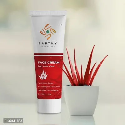 Earthy Essentials Red Aloe Vera Face Cream, 50g-thumb3