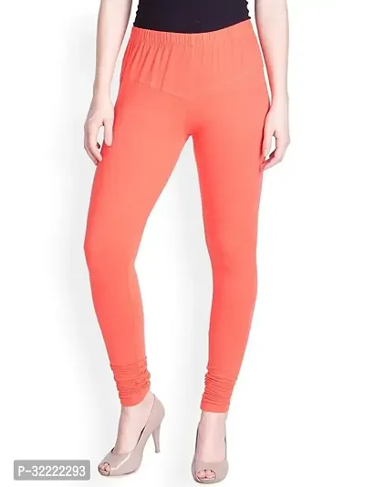 Stylish Polyester Solid Leggings For Women-thumb0