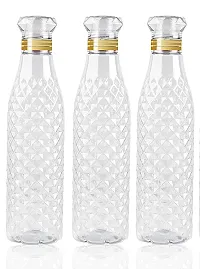 Plastic Food Grade Fridge Water Bottle  Pack of 3-thumb1