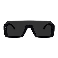 SunglassesMart  Latest Stylish Black Lens with Polycarbonate Sunglasses, Goggles For Men's and Women's -UV Protected, Pack of 1-thumb2