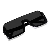 SunglassesMart  Latest Stylish Black Lens with Polycarbonate Sunglasses, Goggles For Men's and Women's -UV Protected, Pack of 1-thumb4
