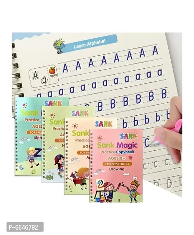 Sank Magic Practice Copybook for Preschoolers With Pen-thumb0